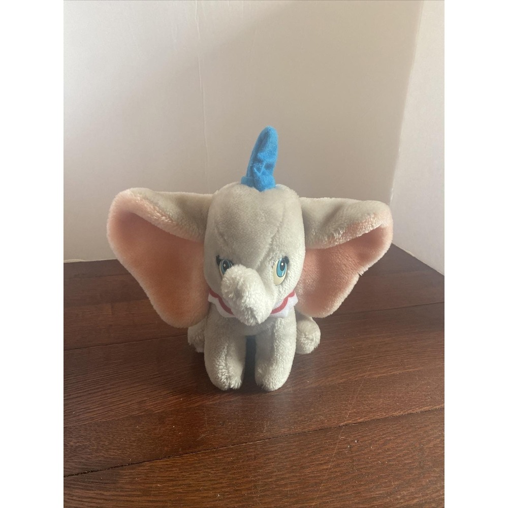 Vintage Walt Disney Productions Dumbo Elephant Plush Stuffed Animal 10 Inch